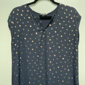 PaperMoon blouse with shiny polka dots